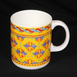 VISTA ALEGRE Portugal colorful coffee mug